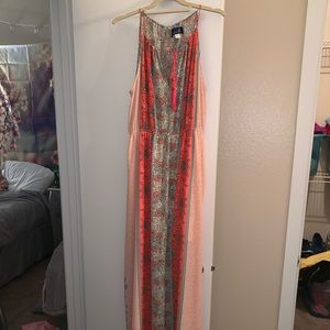 2 floor length dresses
